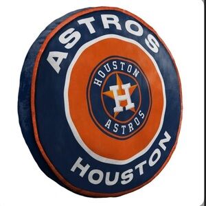 Astros Themed Round Pillow